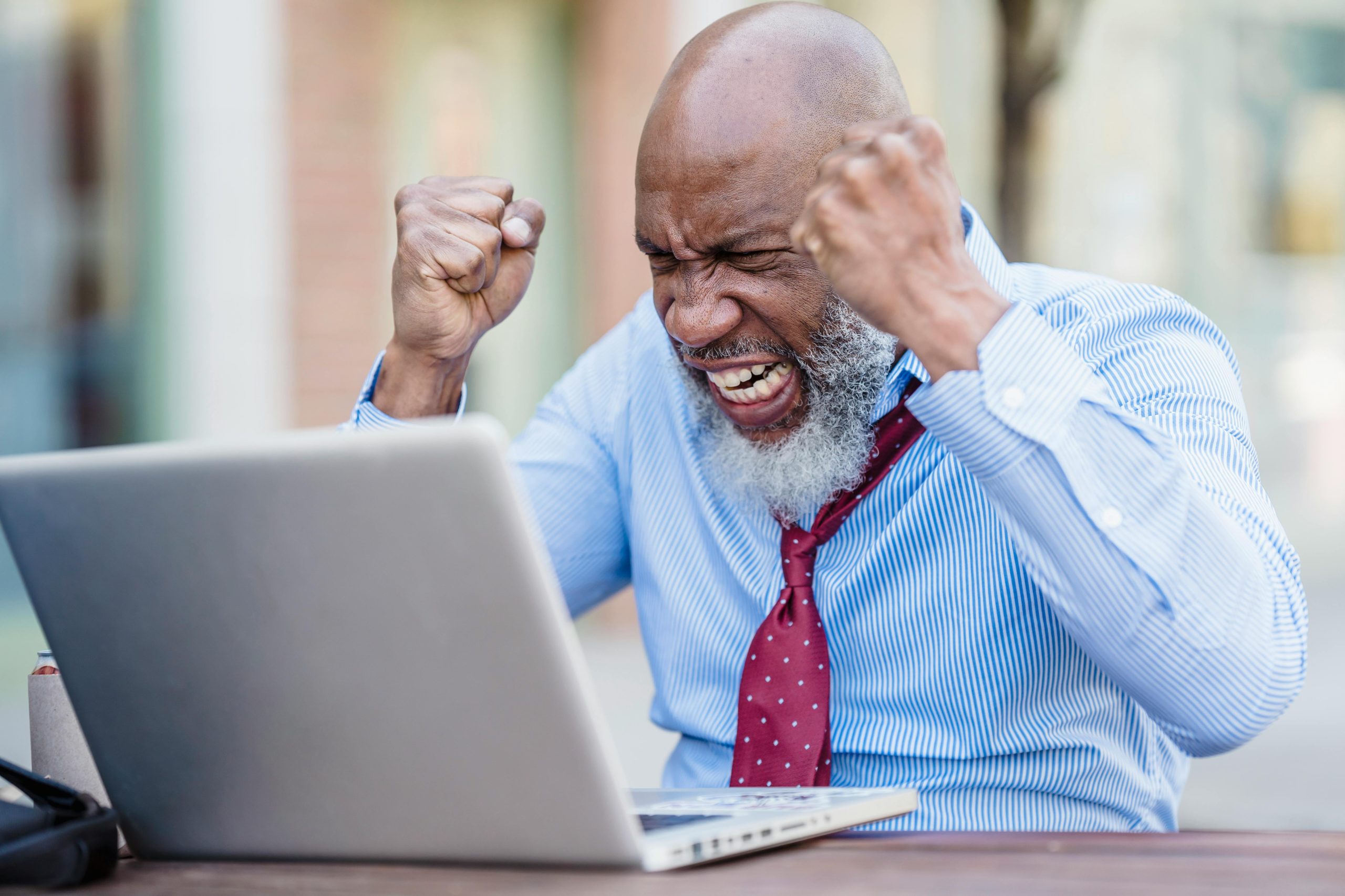 Frustrated Man over WordPress Website Maintenance Cost