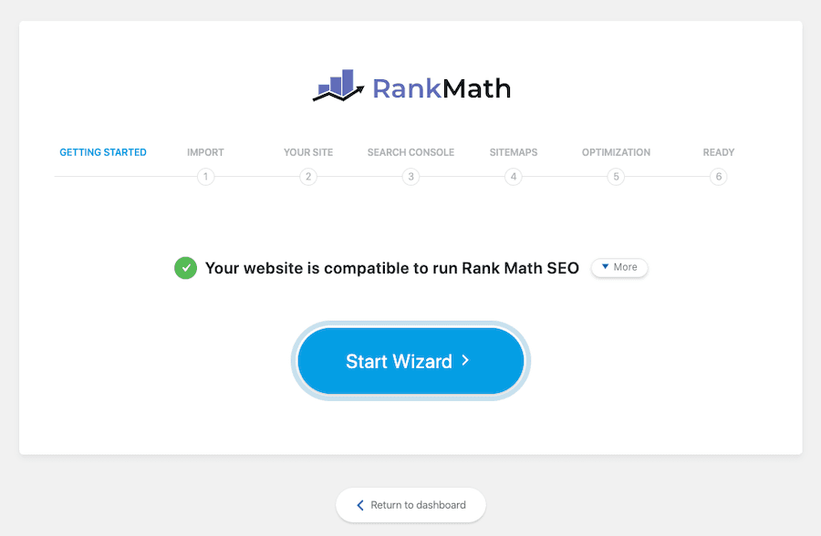 RankMath Review - Setup Wizard