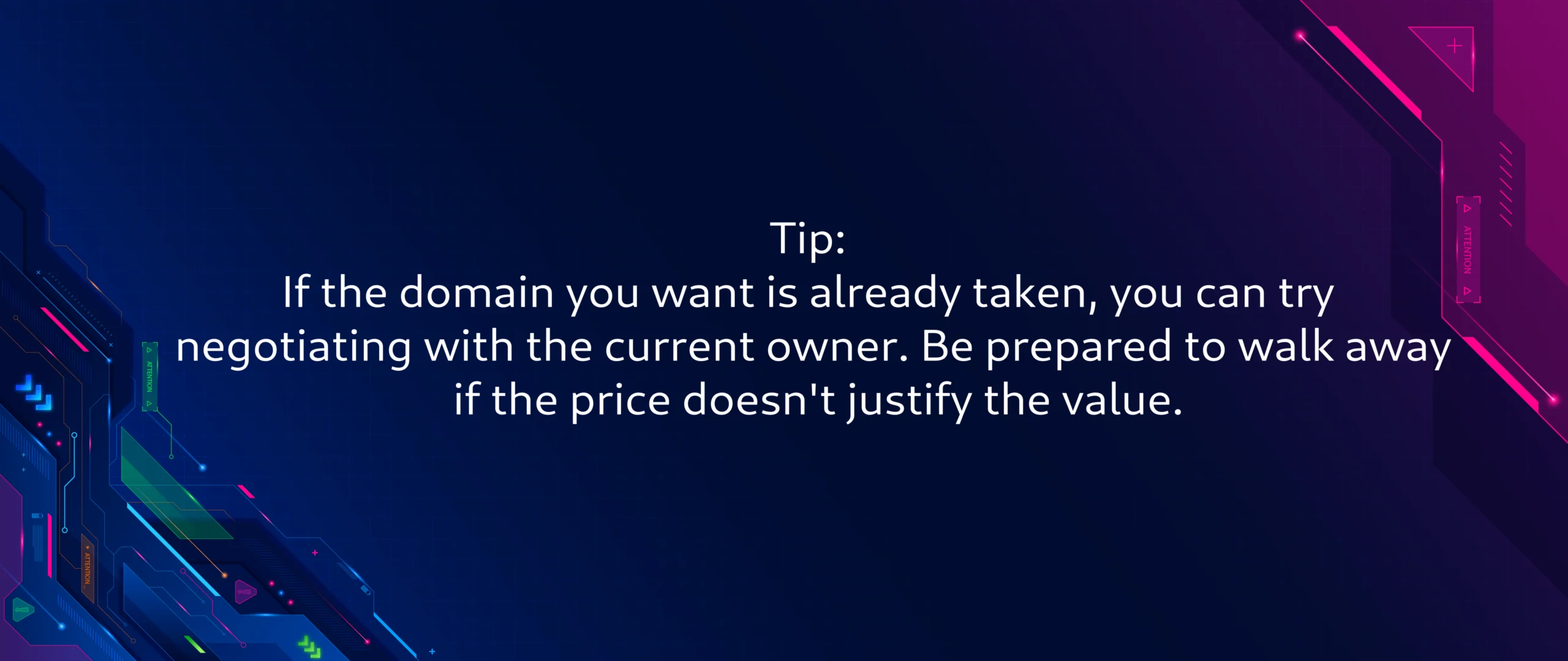 Purchasing a Domain Name for a Website